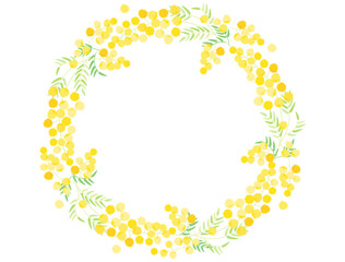 ミモザ3　アカシア　フレーム　枠