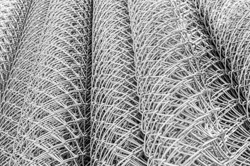 close up iron wire in industry site