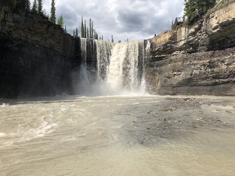 Crescent Falls at Nordegg, Alberta, Canada