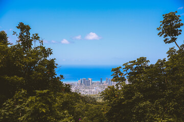 Coastal City of Honolulu, Oahu, Hawaii | Nature Landscape