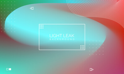 Minimal Glow Fluid Flow Colorful Abstract Design For Website Advertising Brochure Background. Modern Trendy Gradient Futuristic Element Multi Color Tone Illustration Concept. Elegant Light Leak.