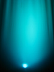 Turquoise background spotlight gradient effect
