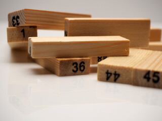 Picture of wood educational toys for children learn number with fun