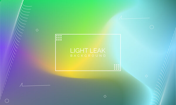 Minimal Glow Fluid Flow Colorful Abstract Design For Website Advertising Brochure Background. Modern Trendy Gradient Futuristic Element Multi Color Tone Illustration Concept. Elegant Light Leak.