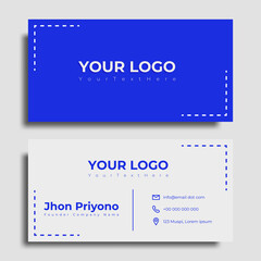Business Card Template Double sided