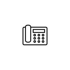 Telephone icon for computer, web and mobile app 