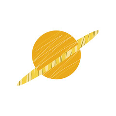 space saturn planet solar system icon isolated vector © djvstock