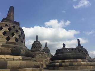 Borobudur stupas