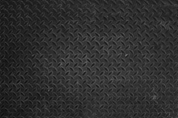 Close up black steel texture background.
