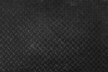 Close up black steel texture background.