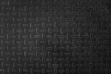 Close up black steel texture background.