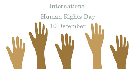 International human rights day December 10.