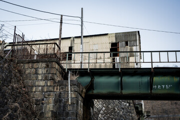 足尾本山駅跡　栃木県日光市足尾