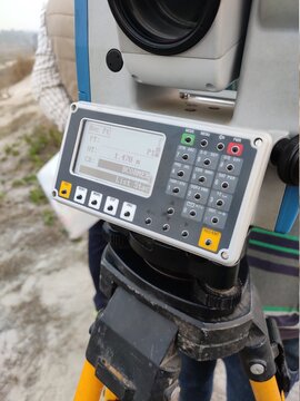 Total Station Close Up View