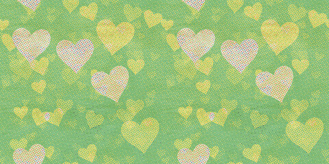 hearts raster background pattern