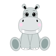 cute safari animal  illustration vector