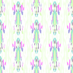 Ikat, Tie Dye. Batik, Hand Drawn Ornament.