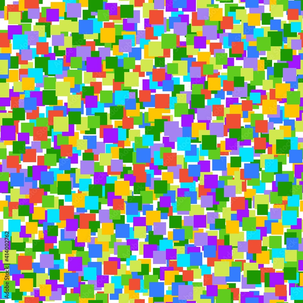 Canvas Prints abstract seamless colorful background with circled transparent tiles