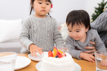 おうちでクリスマスパーティー