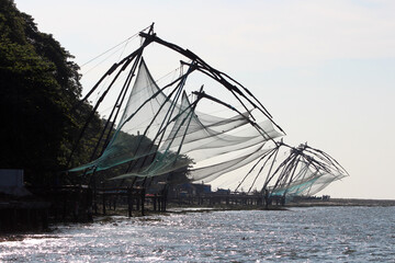 Chinese Fishing Nets in Kerala - India