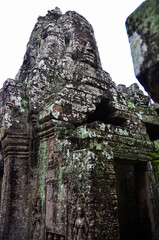 Fototapeta premium The view of Bayon temple in Siem Reap in Cambodia. Angkor complex.