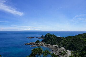 佐多岬から見た屋久島