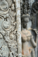 The view of Angkor Wat temple in Siem Reap in Cambodia