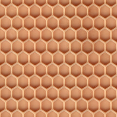 Seamless honeycomb hexagonall texture with large cells