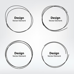 Hand drawn circles