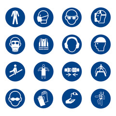 Fototapeta premium Safety sign vector