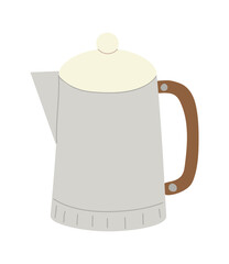 Fototapeta premium teapot for hot beverage icon isolated design