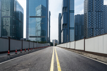 Highway and financial center office building in Chongqing, China