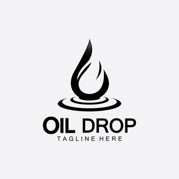 Oil Drop Logo Vector Illustration Design Template,design Inspiration Vector Template For Industry Company  Logo