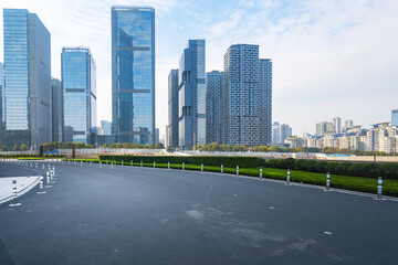 Highway and financial center office building in Chongqing, China