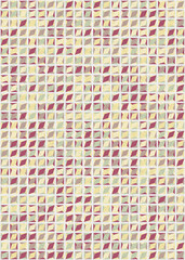 Abstract Geometric Pattern generative computational art illustration