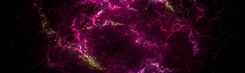 Banner Star field background . Starry outer space background texture . Colorful Starry Night Sky Outer Space background. 3D illustration