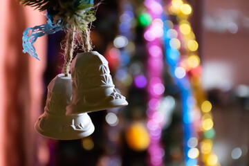 christmas bell on the tree