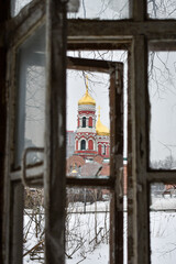 Churches of Nizhny Novgorod in winter