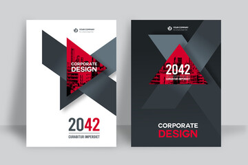 City Background Business Book Cover Design Template