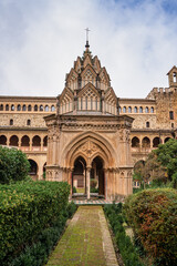 Fototapeta premium Royal Monastery of Santa Maria de Guadalupe. Caceres, Spain.