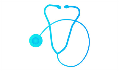 Stethoscope icon- vector Graphic