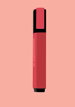 highlighter isolated vector