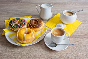 Coffee Break and doughnuts