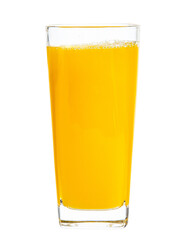 clipping path orange juice isolated on white background