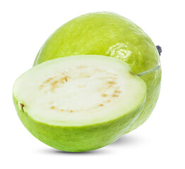 fresh Guava fruit isolated on white background