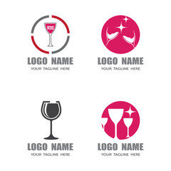 Wine Logo Template vector symbol nature