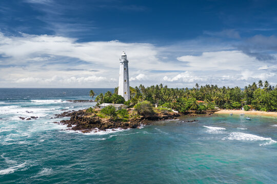 Beautiful beach landscape in Sri Lanka