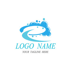 cleaning clean service logo icon vector template