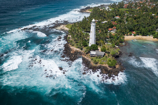 Beautiful beach landscape in Sri Lanka
