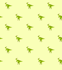 Vector pattern with dinosaurs. seamless background for kids. Jurassic Park. Paleontology. Baby cloth. Cartoon dinosaur. Vector background with dinosaurs.
